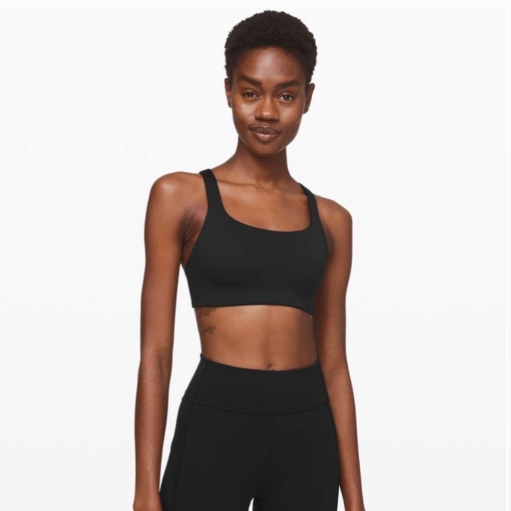 Lululemon Bring the Energy bra black size 8